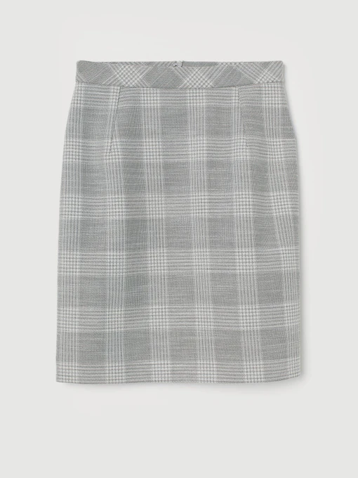 Юбки H&M модель 0821508_сірий комб. Фото