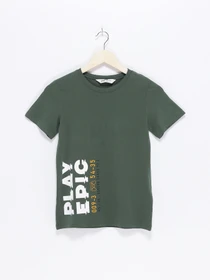 Футболки і поло H&M модель 0866945_хакі комб. Фото
