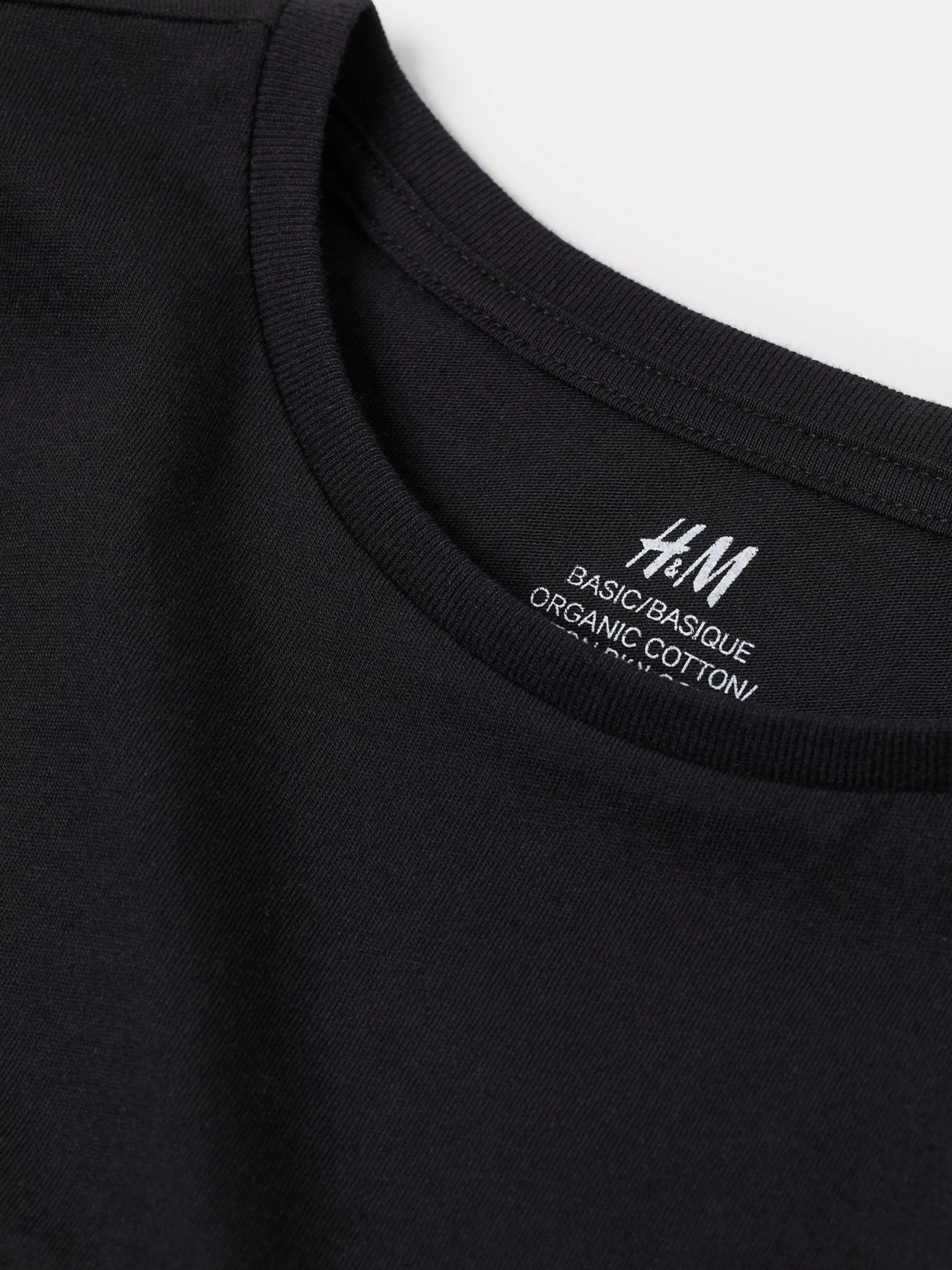 Футболки і поло H&M модель 0890734_чорний Футболки і поло H&M модель 0890734_чорний Фото