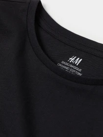 Футболки і поло H&M модель 0890734_чорний Фото