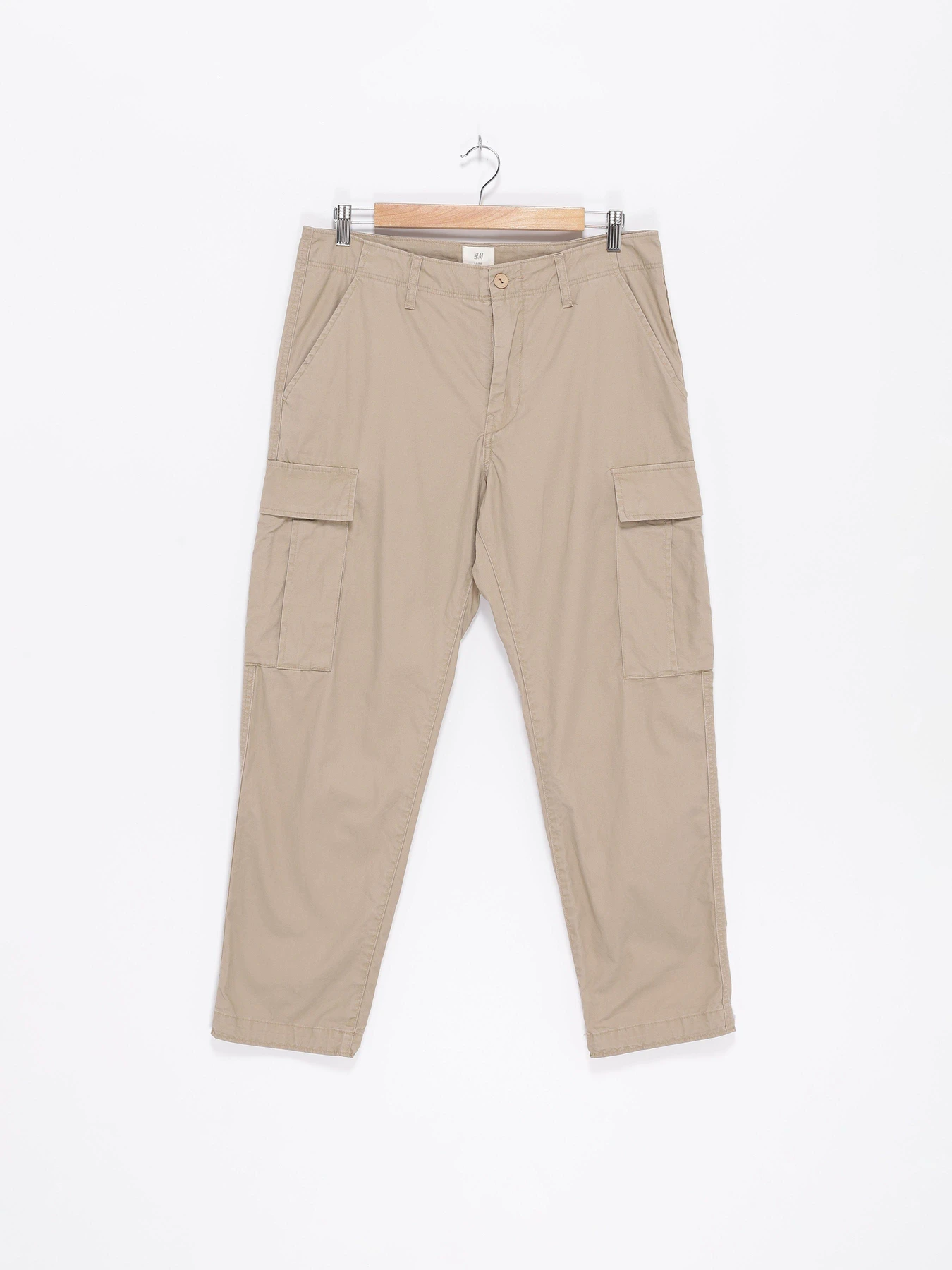 Штани H&M модель 0903210_бежевий Штани H&M модель 0903210_бежевий Фото