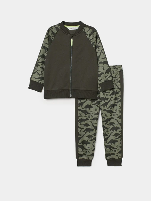 Куртки и дубленки H&M модель 0923370_хакі комб. Фото