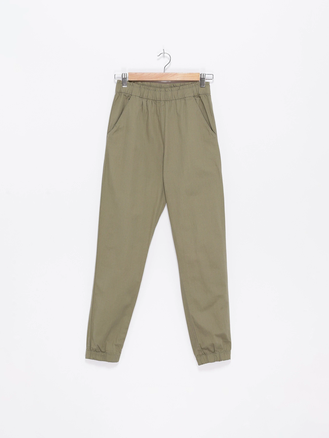 Брюки H&M модель 09550561_хакі Брюки H&M модель 09550561_хакі Фото