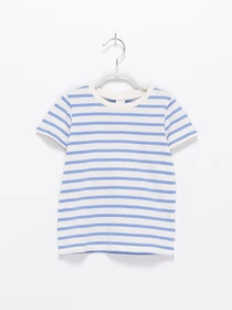 Футболки і поло H&M модель 0992392_білий з с.синім Фото