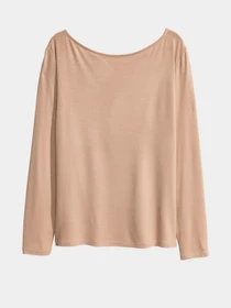 Худі та світшоти H&M модель 0359414_бежевий Фото