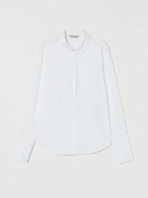 Рубашки H&M модель 0850917_білий Фото