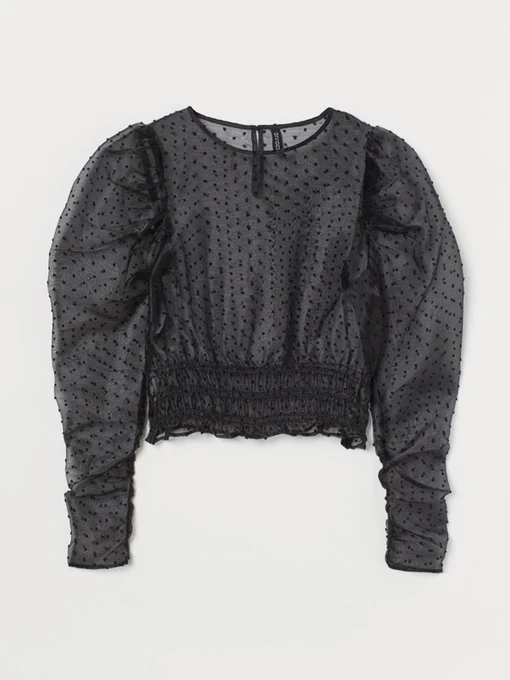 Рубашки H&M модель 0888455_чорний Фото