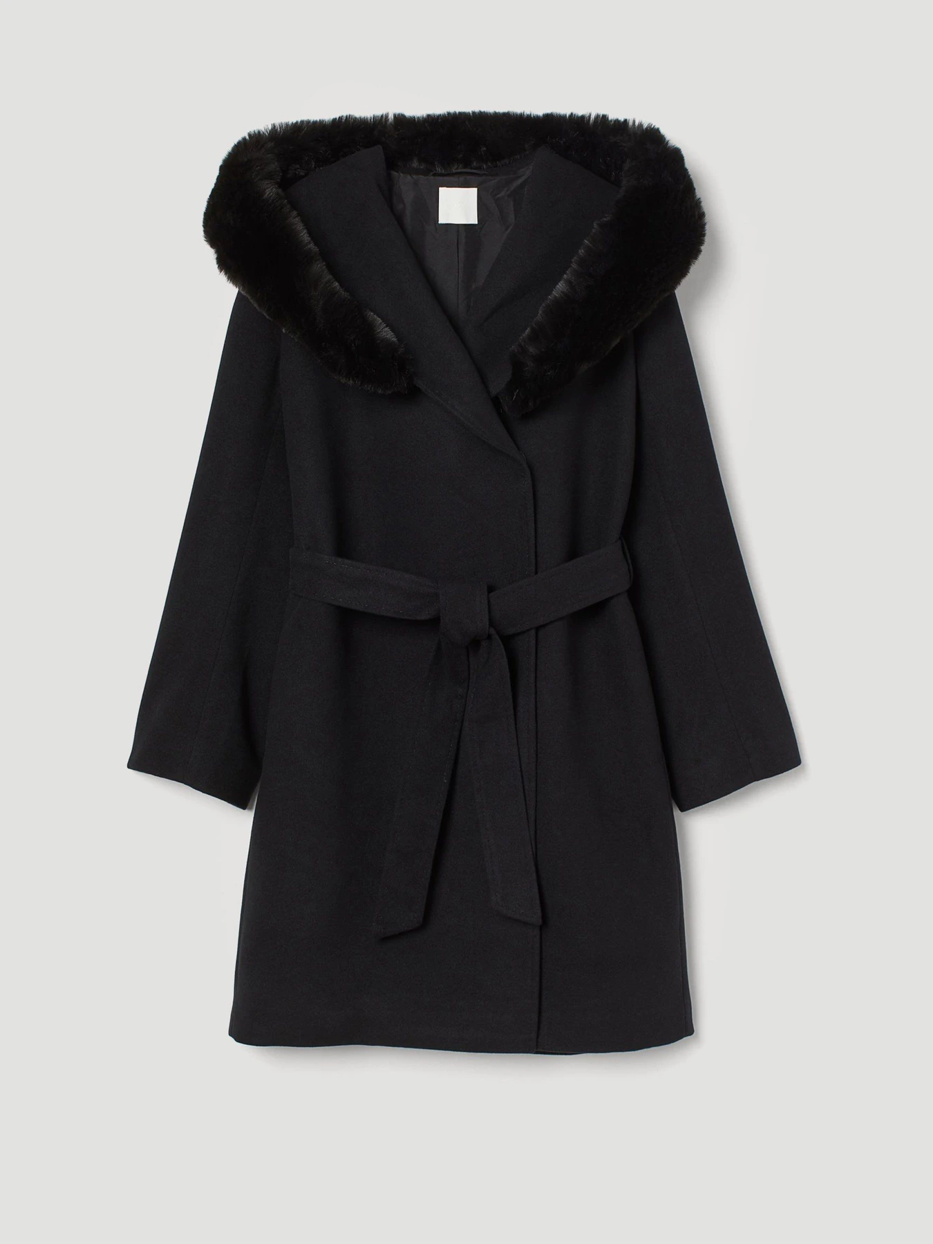 Пальта та плащі H&M модель 0891247_чорний Фото