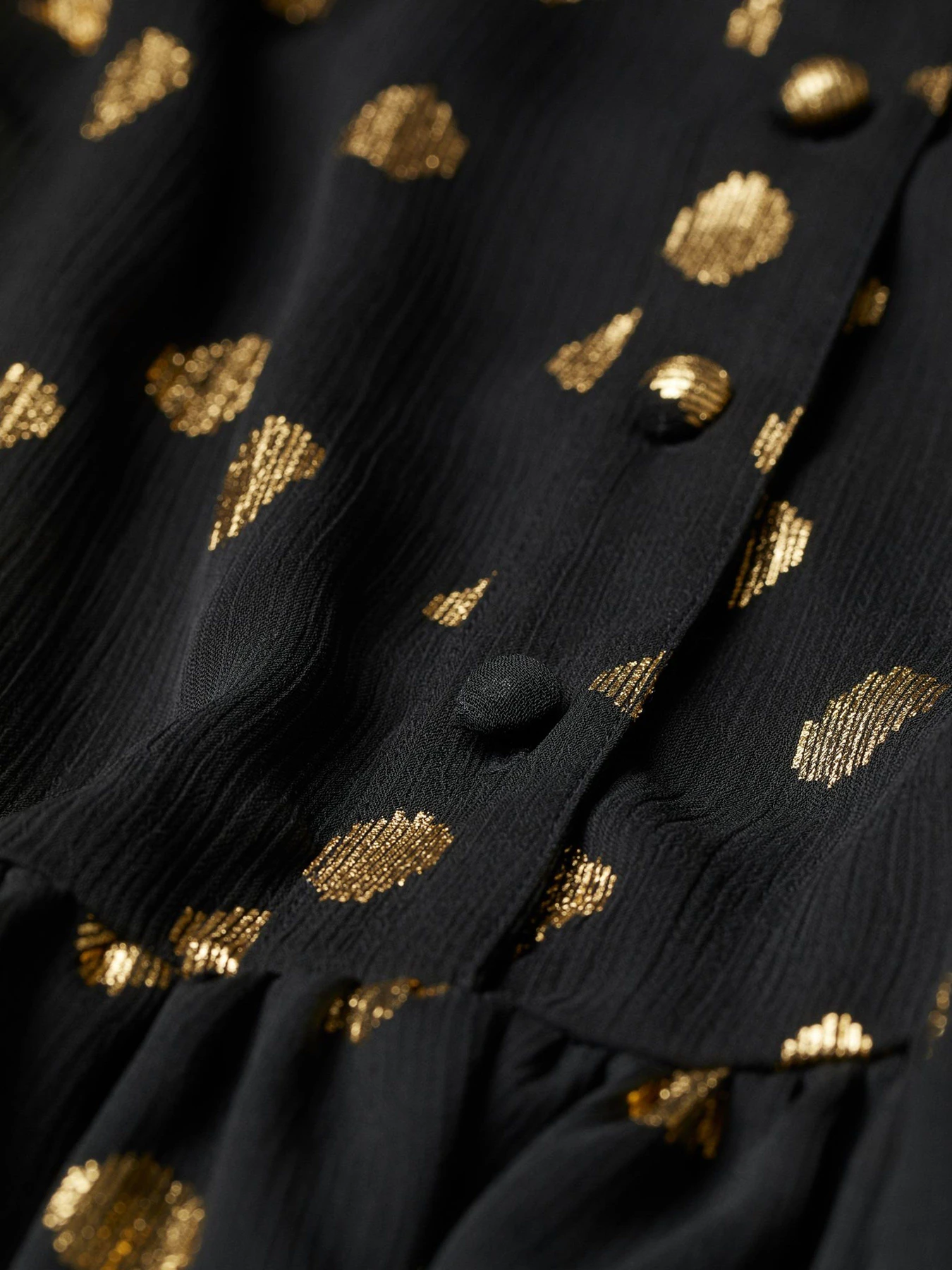 Платья H&M модель 0908729_чорний з золотим Платья H&M модель 0908729_чорний з золотим Фото