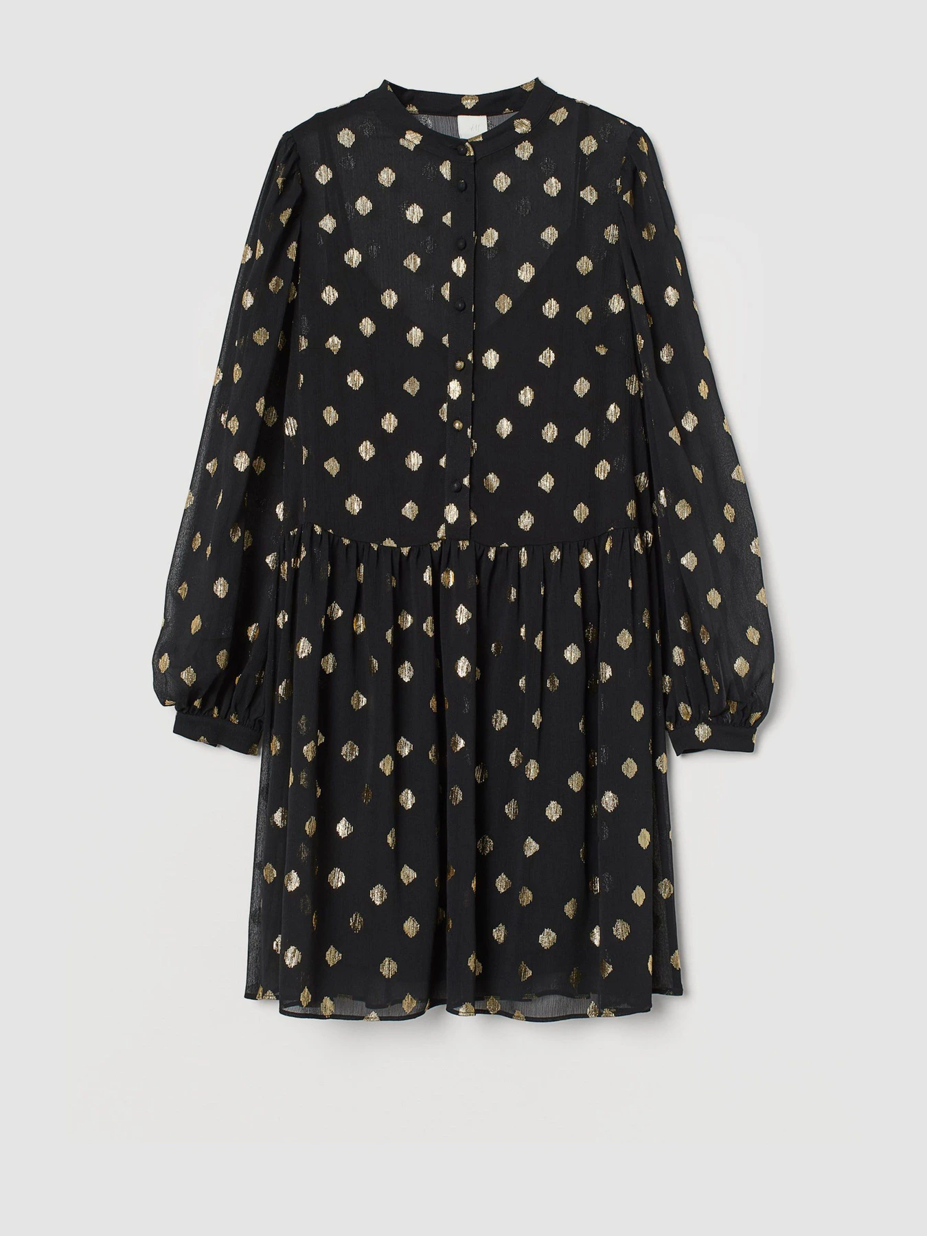 Платья H&M модель 0908729_чорний з золотим Платья H&M модель 0908729_чорний з золотим Фото