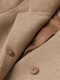 Пальта та плащі H&M модель 0918944_бежевий Фото