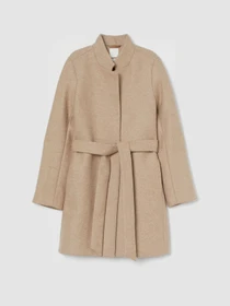 Пальта та плащі H&M модель 0918944_бежевий Фото