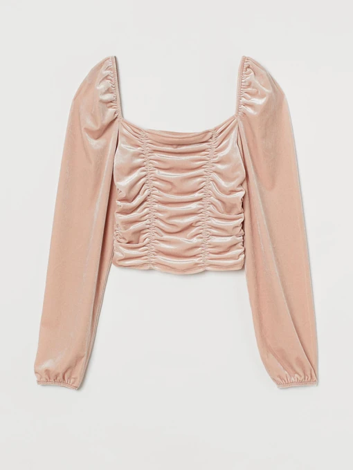 Футболки і поло H&M модель 0922354_рожевий Фото