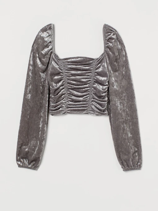 Футболки і поло H&M модель 0922354_сірий Фото