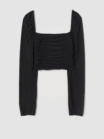 Футболки і поло H&M модель 0922354_чорний Фото