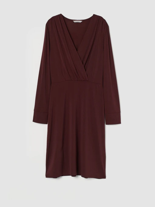 Платья H&M модель 0923522_т.бордовий Фото
