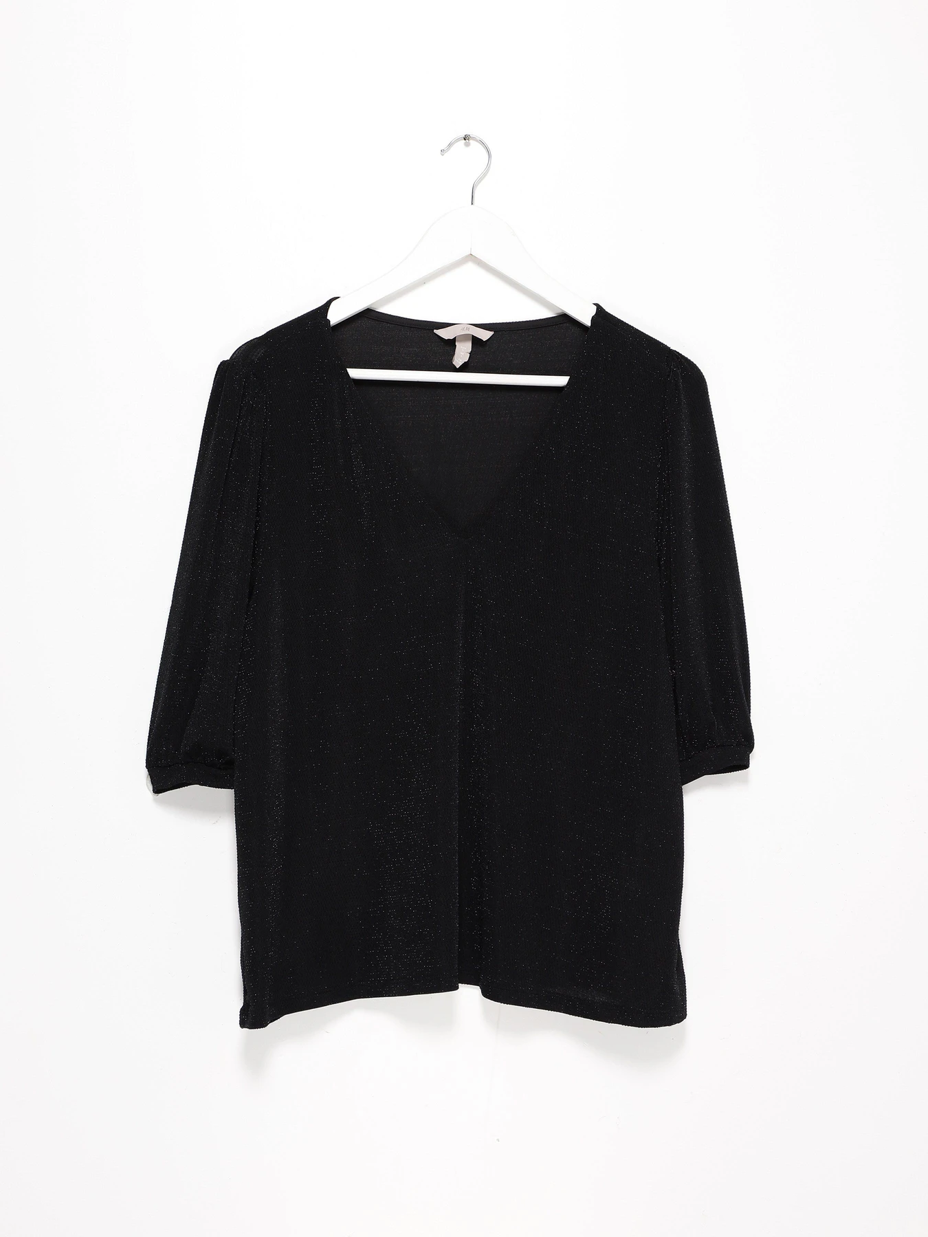 Рубашки H&M модель 0926841_чорний з срібним Рубашки H&M модель 0926841_чорний з срібним Фото