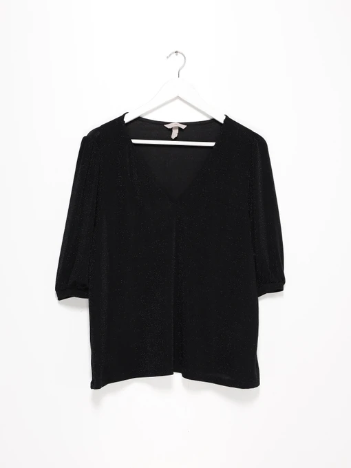 Рубашки H&M модель 0926841_чорний з срібним Фото