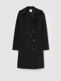 Пальта та плащі H&M модель 0929319_чорний Фото