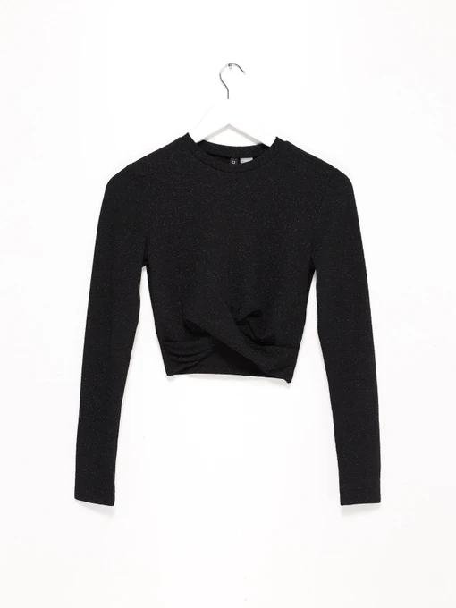 Худі та світшоти H&M модель 0930478_чорний комб. Фото