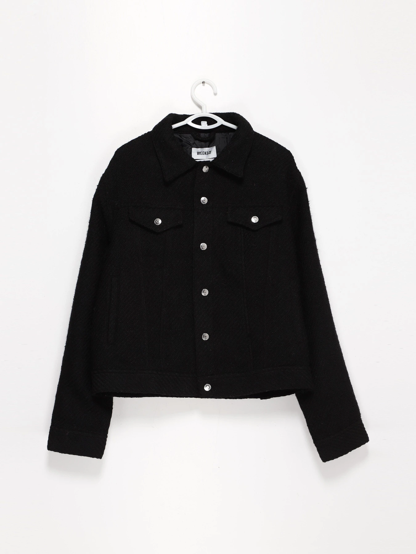Куртки и дубленки H&M модель 0930983_чорний Куртки и дубленки H&M модель 0930983_чорний Фото