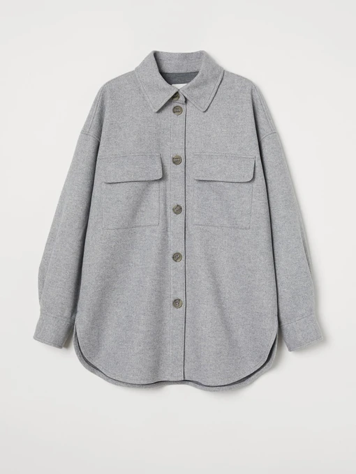 Куртки и дубленки H&M модель 0940695_сірий Фото