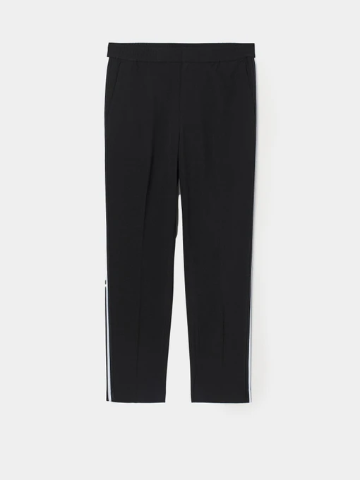 Брюки H&M модель 0942609_чорний з білим Фото