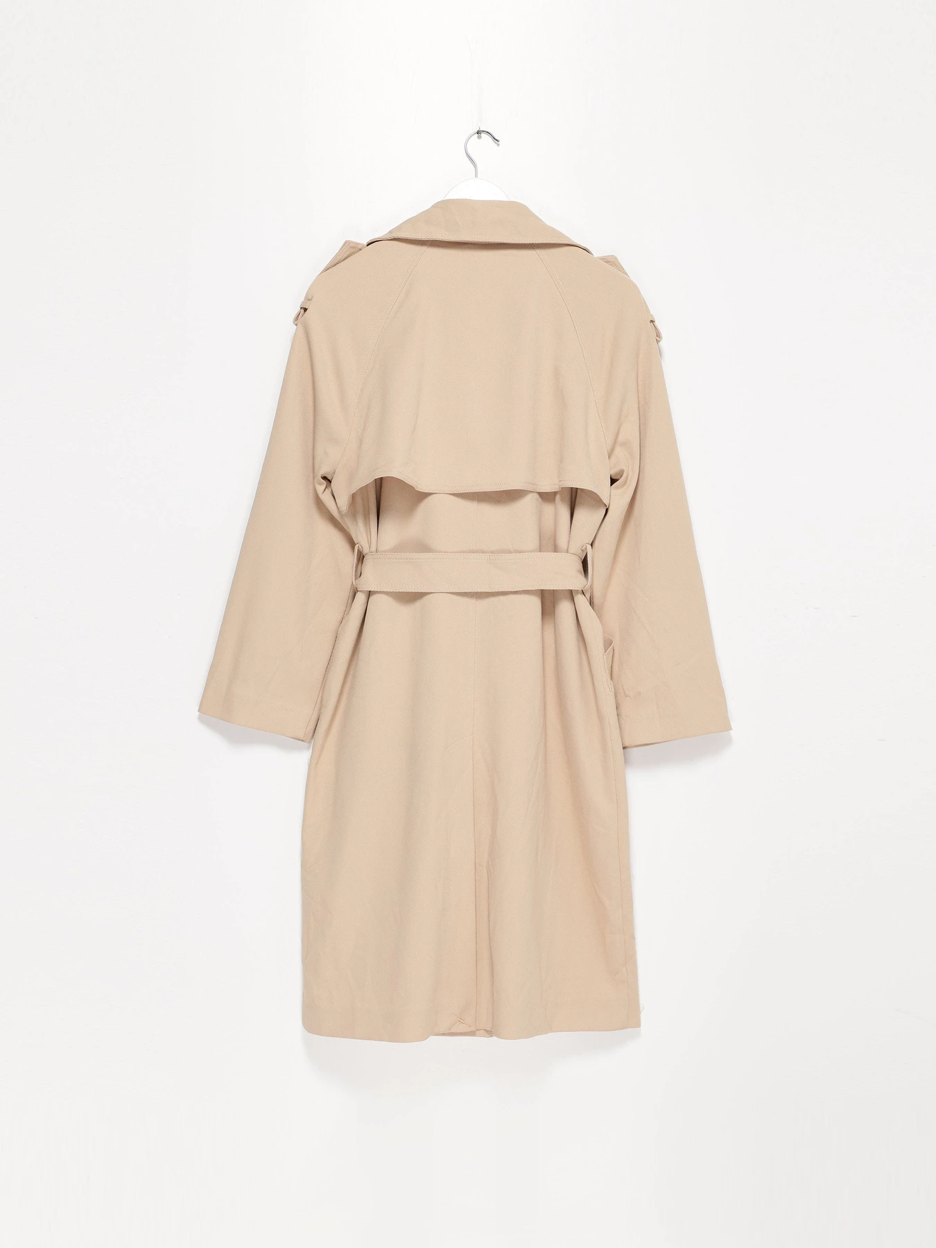 Пальто и плащи H&M модель 0944707_бежевий Пальто и плащи H&M модель 0944707_бежевий Фото