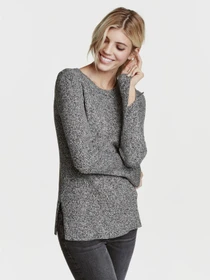 Свитры и кардиганы H&M модель 0390157_чорний комб. Фото