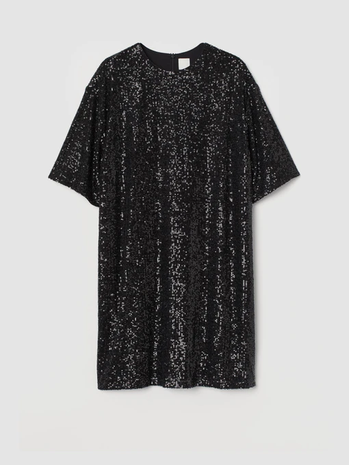 Платья H&M модель 0956560_чорний Фото