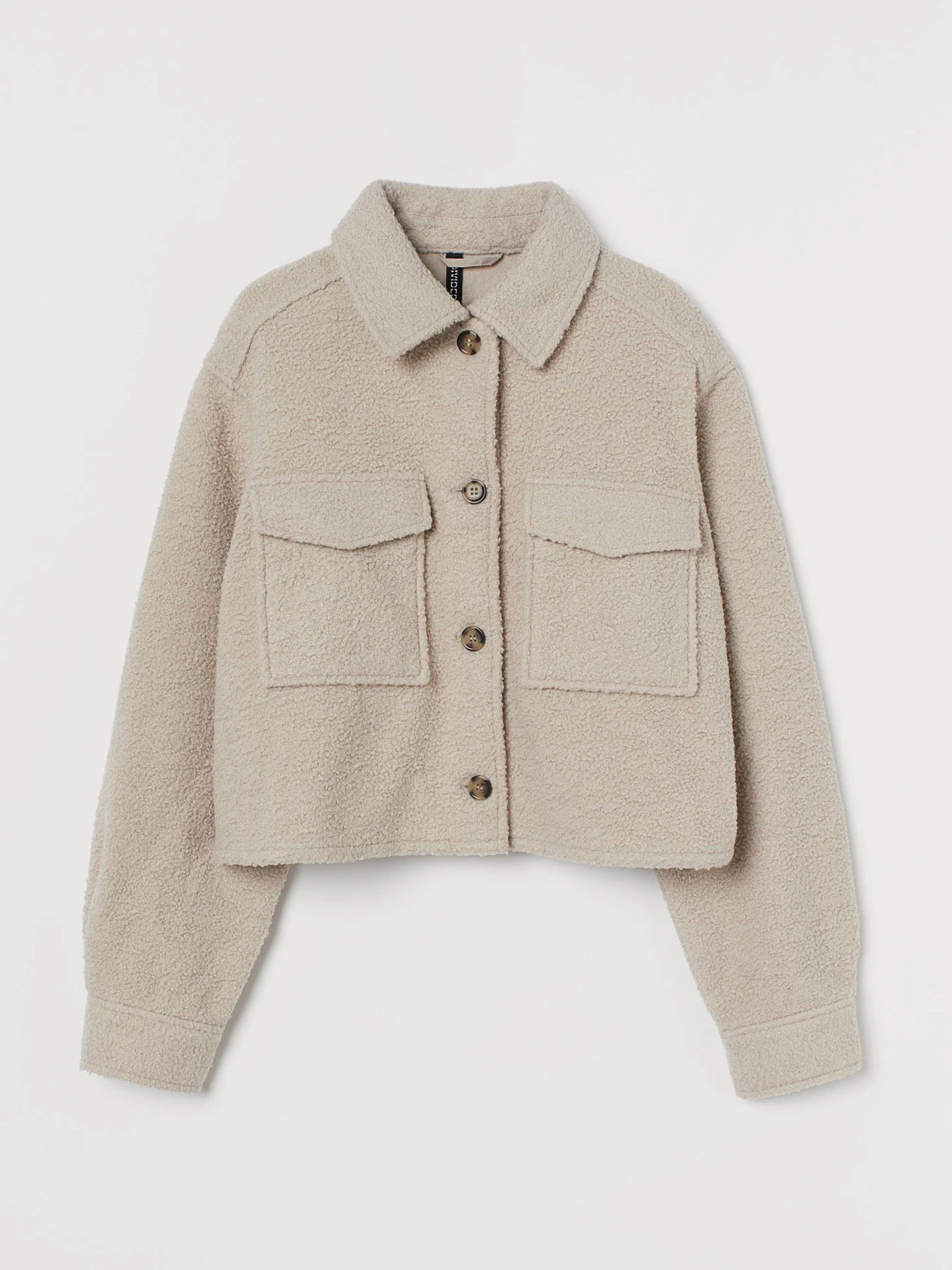 Куртки и дубленки H&M модель 0966502_бежевий Фото