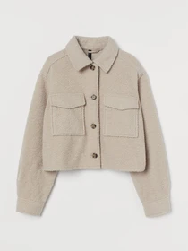 Куртки и дубленки H&M модель 0966502_бежевий Фото