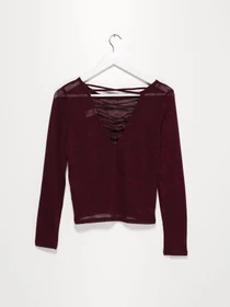 Худі та світшоти H&M модель 0395495_т.бордовий Фото