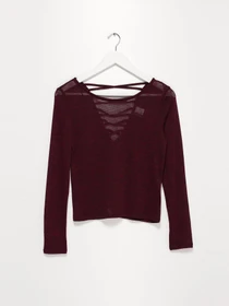 Худі та світшоти H&M модель 0395495_т.бордовий Фото