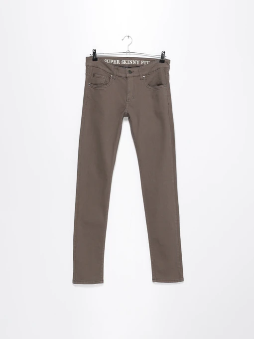 Брюки H&M модель 0125707_оливковий Фото