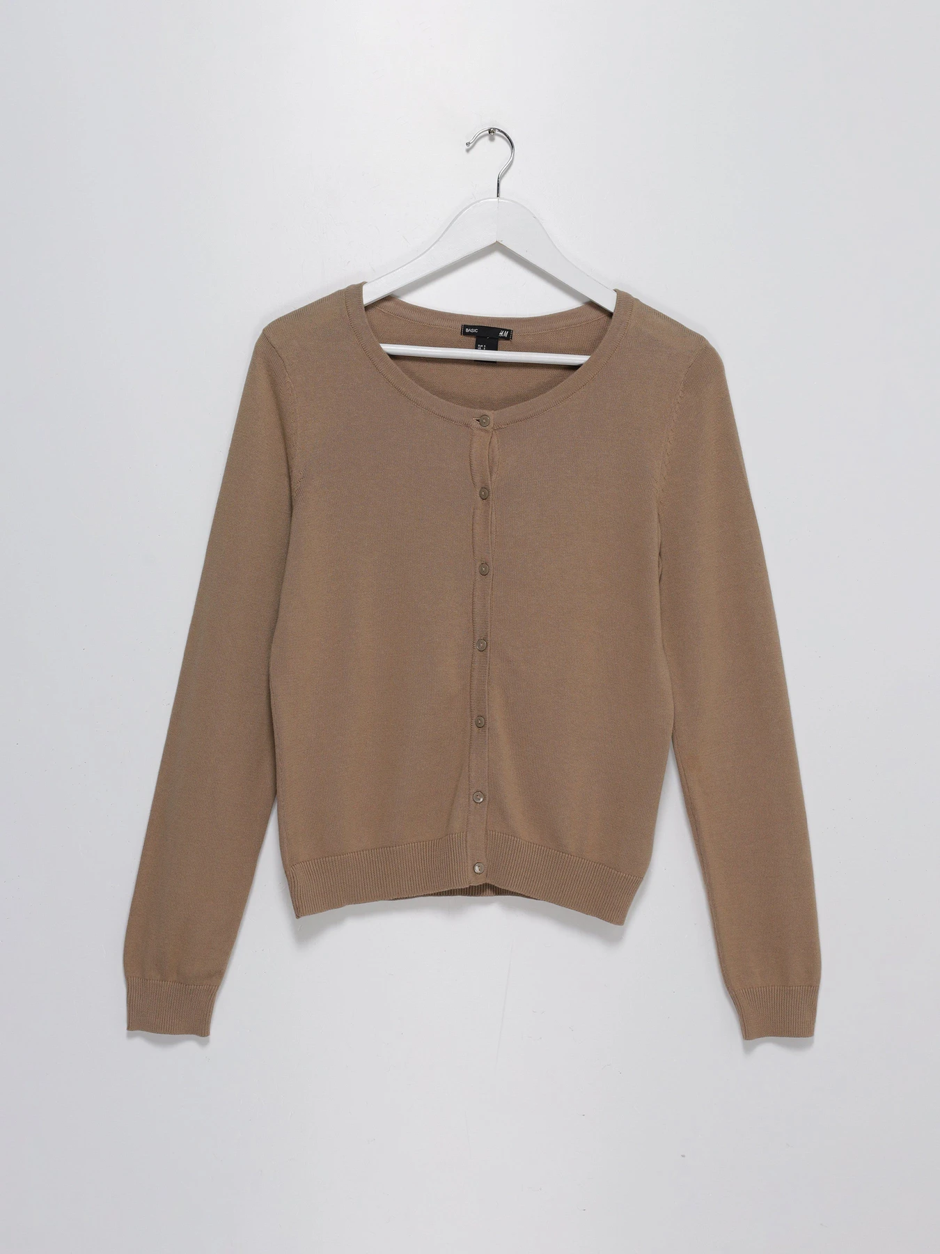 Свитры и кардиганы H&M модель 0227688_т.бежевий Фото