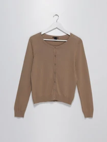 Свитры и кардиганы H&M модель 0227688_т.бежевий Фото