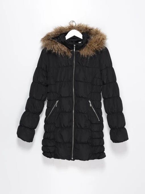 Куртки и дубленки H&M модель 0232658_чорний Фото
