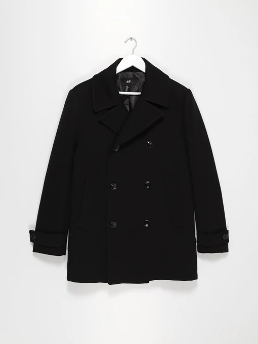 Пальто и плащи H&M модель 0303407_чорний Фото