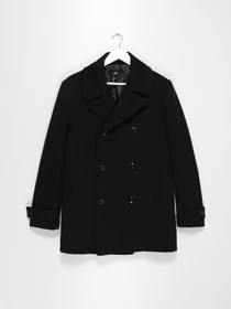 Пальта та плащі H&M модель 0303407_чорний Фото