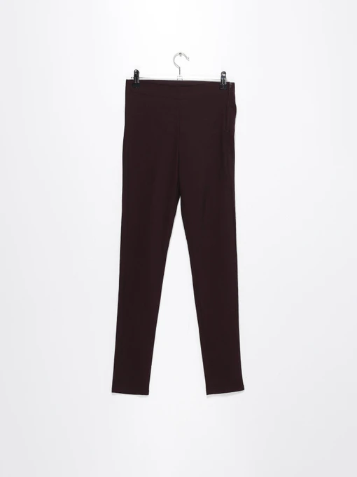 Брюки H&M модель 0304946_бордовий Фото