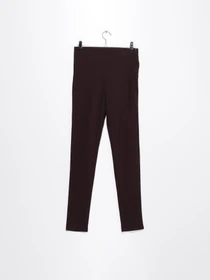 Штани H&M модель 0304946_бордовий Фото