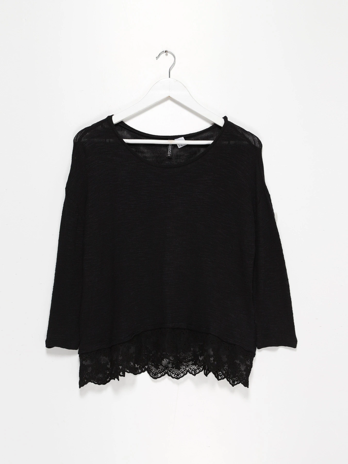 Свитры и кардиганы H&M модель 0323899_чорний Фото