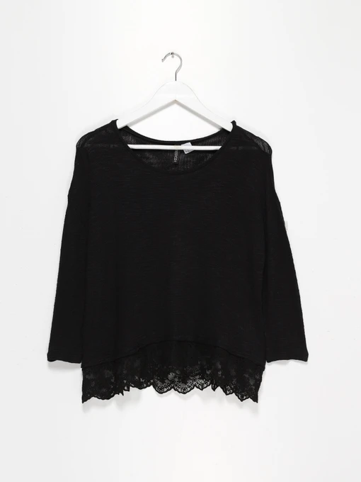 Свитры и кардиганы H&M модель 0323899_чорний Фото