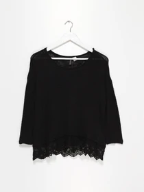 Свитры и кардиганы H&M модель 0323899_чорний Фото
