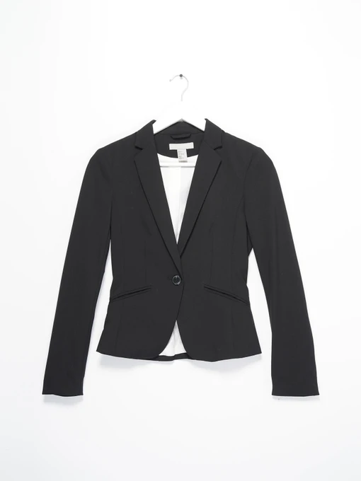 Пиджаки H&M модель 0349867_чорний Фото
