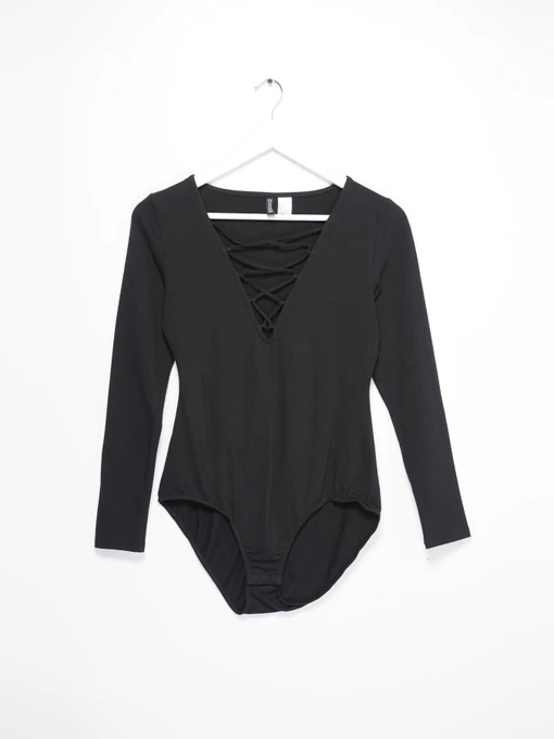 Боди и корсеты H&M модель 0362985_чорний Фото