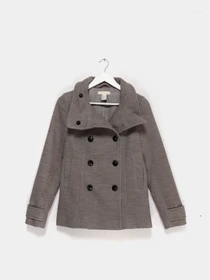 Пальта та плащі H&M модель 0390162_сірий Фото