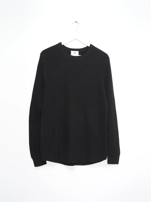 Свитры и кардиганы H&M модель 0411750_чорний Фото