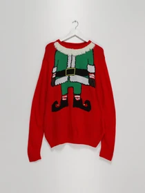 Светри та кардигани H&M модель 04139434_червоний комб. Фото